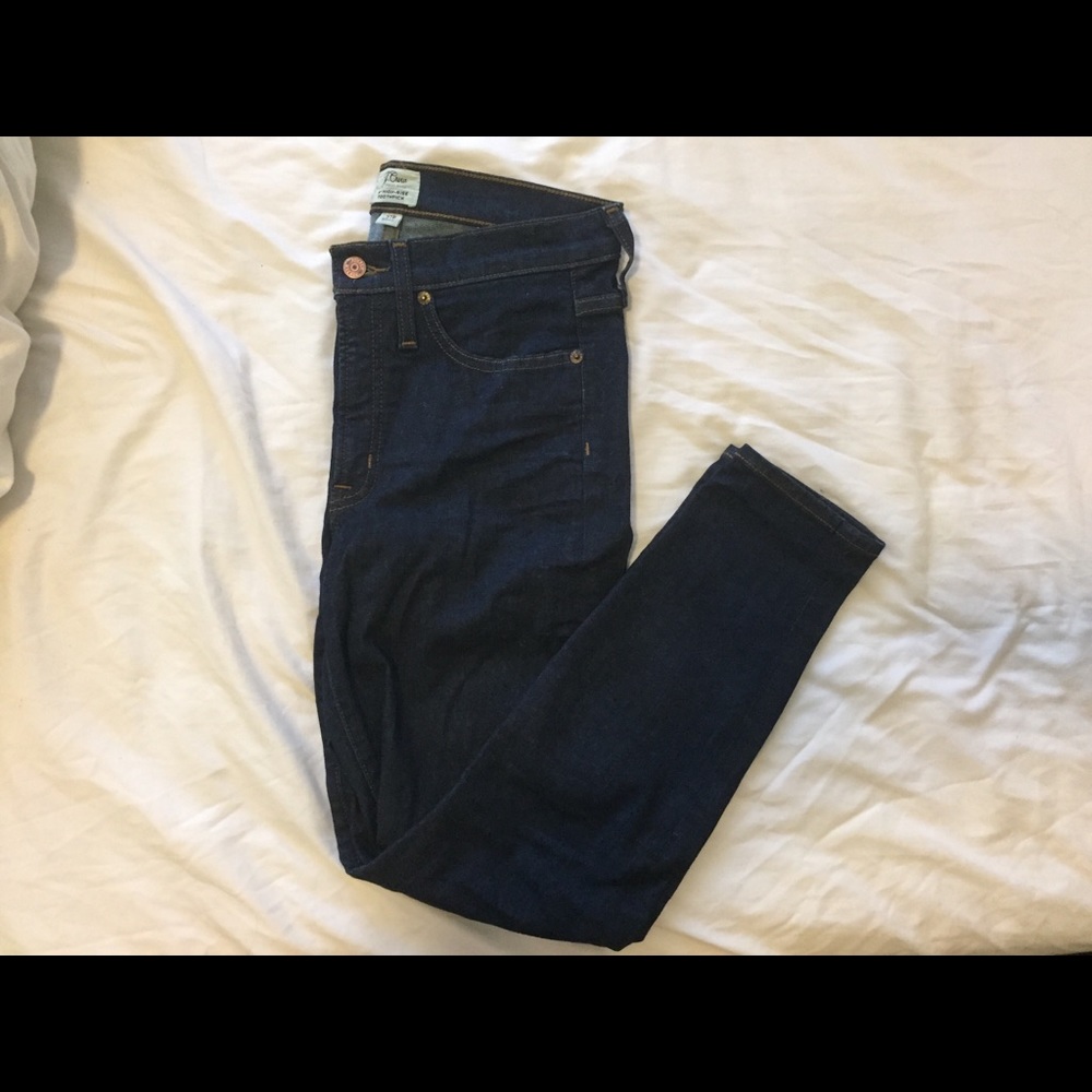 J. Crew 9” High-Rose Toothpick Denim Jean